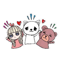 She and sometimes bear and cat