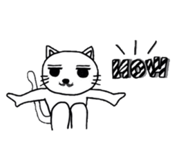 She and sometimes bear and cat sticker #2485455