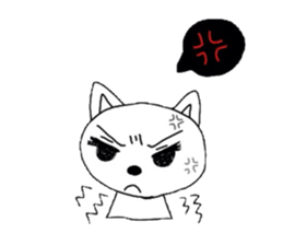 She and sometimes bear and cat sticker #2485461