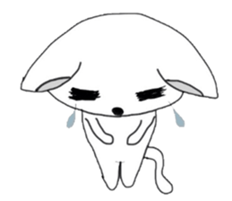 She and sometimes bear and cat sticker #2485471