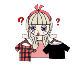 She and sometimes bear and cat sticker #2485477