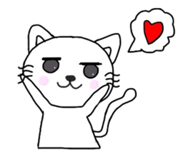 She and sometimes bear and cat sticker #2485480