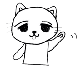 She and sometimes bear and cat sticker #2485482