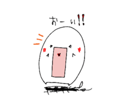 white living thing sticker #2486134