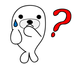 white seal Kamora sticker #2487863