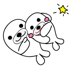 white seal Kamora sticker #2487875