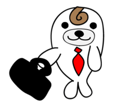 white seal Kamora sticker #2487896