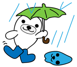 white seal Kamora sticker #2487897