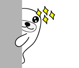 white seal Kamora sticker #2487900