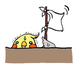 Cute cockatiels sticker #2488242