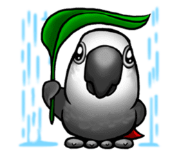 The parrot's name is Gabi & his friends2 sticker #2488703