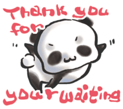 The soliloquy of a panda for English sticker #2489132