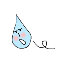 water drop sticker sticker #2489666