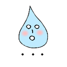 water drop sticker sticker #2489683