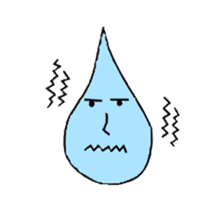 water drop sticker sticker #2489690