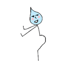 water drop sticker sticker #2489692