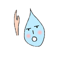 water drop sticker sticker #2489695