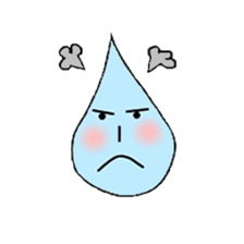 water drop sticker sticker #2489700