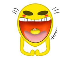 Alien yellow sticker #2491022