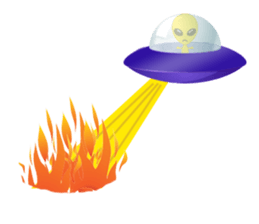 Alien yellow sticker #2491058