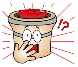 BBQ charcoal stove and stories sticker #2491065