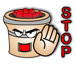 BBQ charcoal stove and stories sticker #2491070