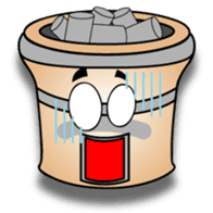 BBQ charcoal stove and stories sticker #2491077