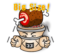 BBQ charcoal stove and stories sticker #2491079