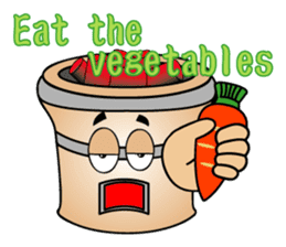 BBQ charcoal stove and stories sticker #2491082