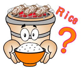 BBQ charcoal stove and stories sticker #2491083