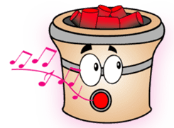 BBQ charcoal stove and stories sticker #2491092