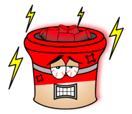 BBQ charcoal stove and stories sticker #2491095