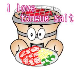 BBQ charcoal stove and stories sticker #2491098