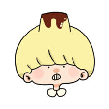 Pudding boy"PURINKYUN!" sticker #2491658