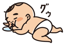 Baby Mochiko-chan sticker #2491669