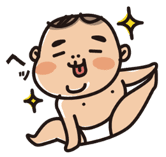 Baby Mochiko-chan sticker #2491675