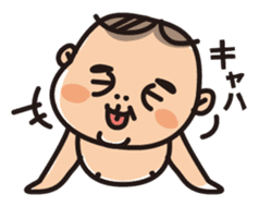 Baby Mochiko-chan sticker #2491690