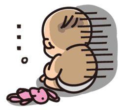 Baby Mochiko-chan sticker #2491695