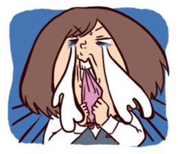 loser women sticker #2491788