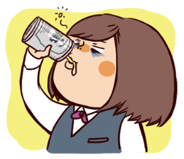 loser women sticker #2491793