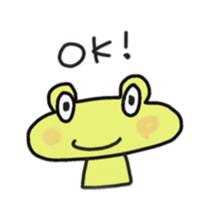 Frog KOMAME meets up some friends sticker #2491968