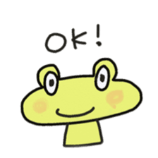 Frog KOMAME meets up some friends sticker #2491968