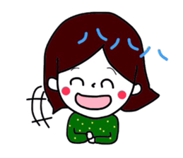 I am a girl. sticker #2492589