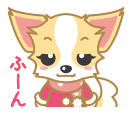 Cute Chihuahua Sticker Fall version sticker #2493223