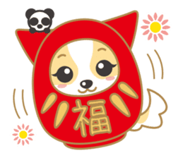 Cute Chihuahua Sticker Fall version sticker #2493251