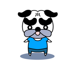 pug gu-san (They do not have characters) sticker #2493422