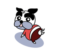 pug gu-san (They do not have characters) sticker #2493423