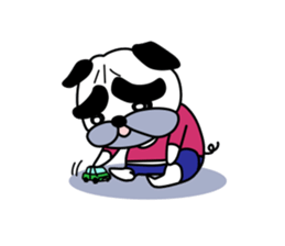pug gu-san (They do not have characters) sticker #2493432