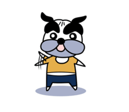 pug gu-san (They do not have characters) sticker #2493436