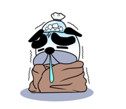 pug gu-san (They do not have characters) sticker #2493446